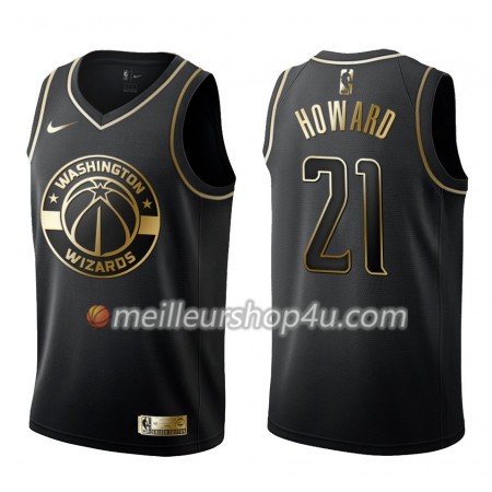 Maillot Basket Homme Washington Wizards Dwight Howard 21 Nike Noir Gold Edition Swingman